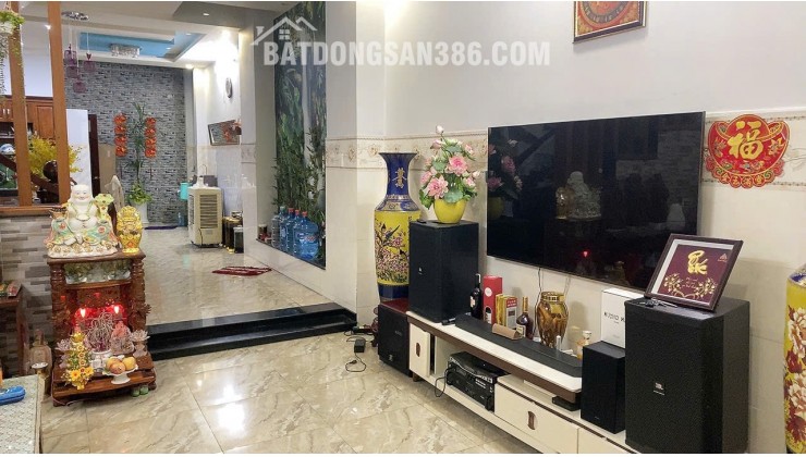 BÁN NHÀ HẺM NHỰA ĐÚNG 8M PHƯỜNG TÂY THẠNH, DT 85M2 (1T2L) SHR CHỈ 9.9 TỶ. LH:0901777379